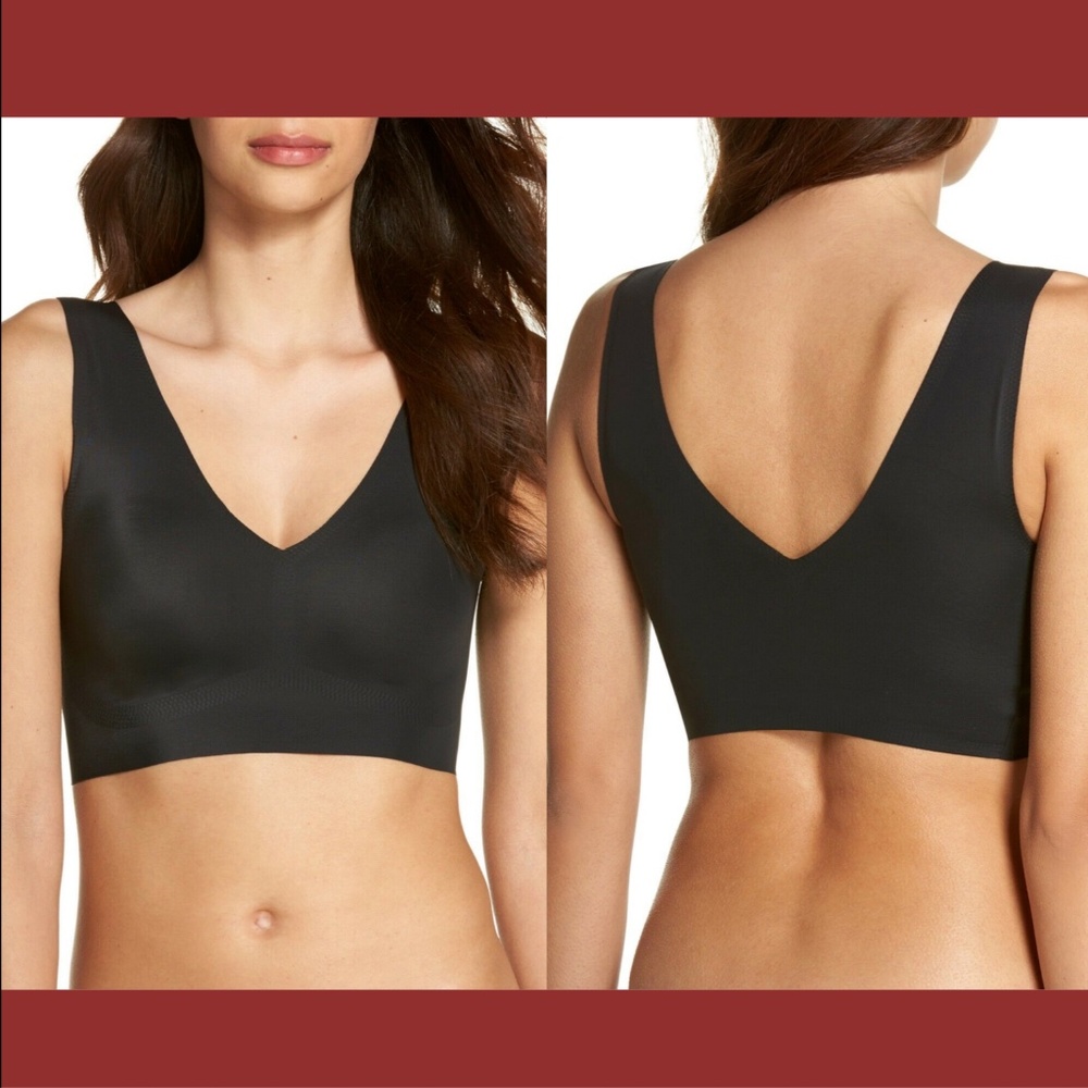 NEW $49 True & Co Padded True‎ Body Wireless Bra in Black [SZ Small ]